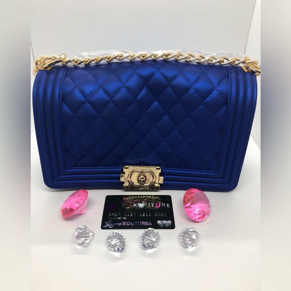 Blue crossbody